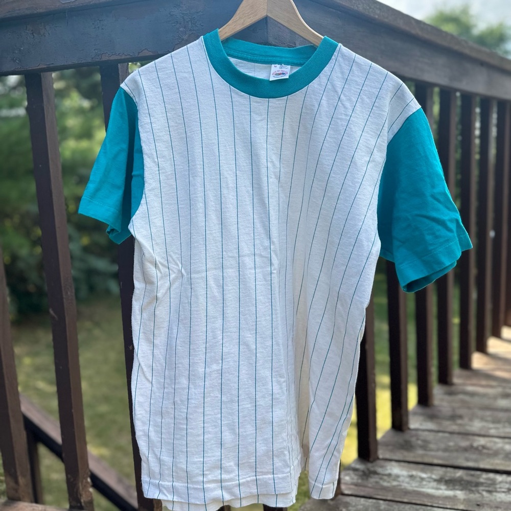 Vintage Fruit of the Loom Baseball T Size Medium